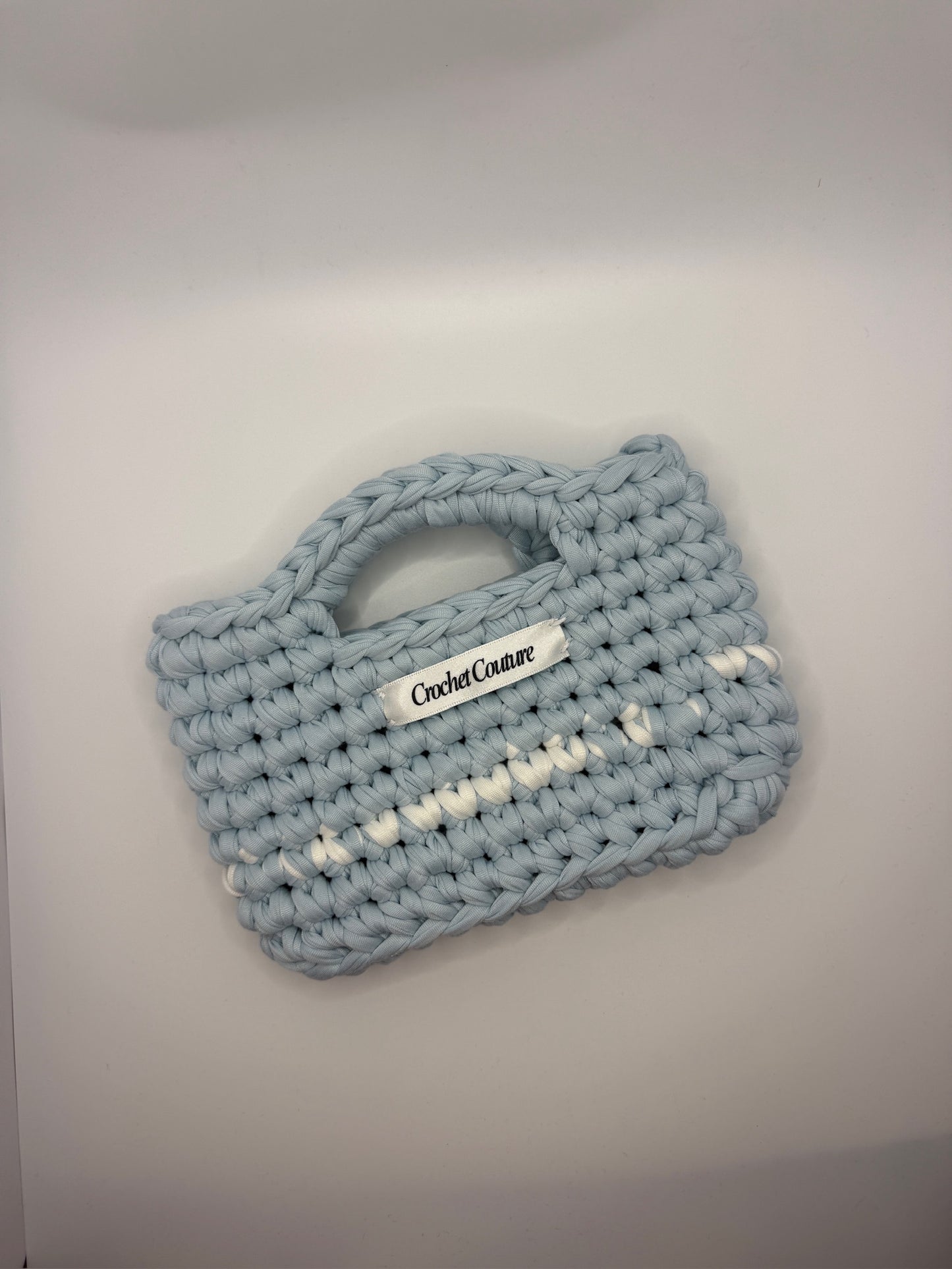 Blue & white Mini shopper