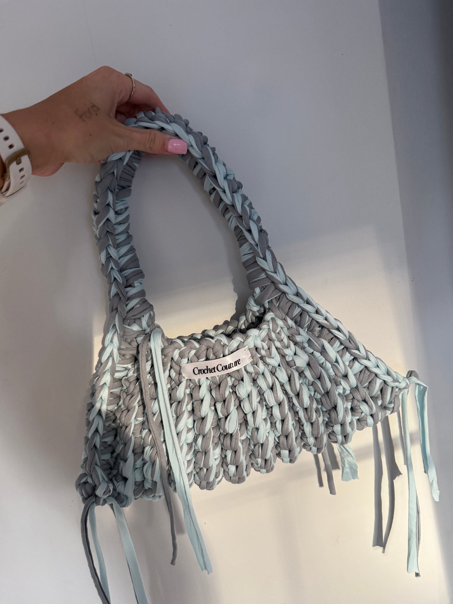 Blue & Grey Skye Bag