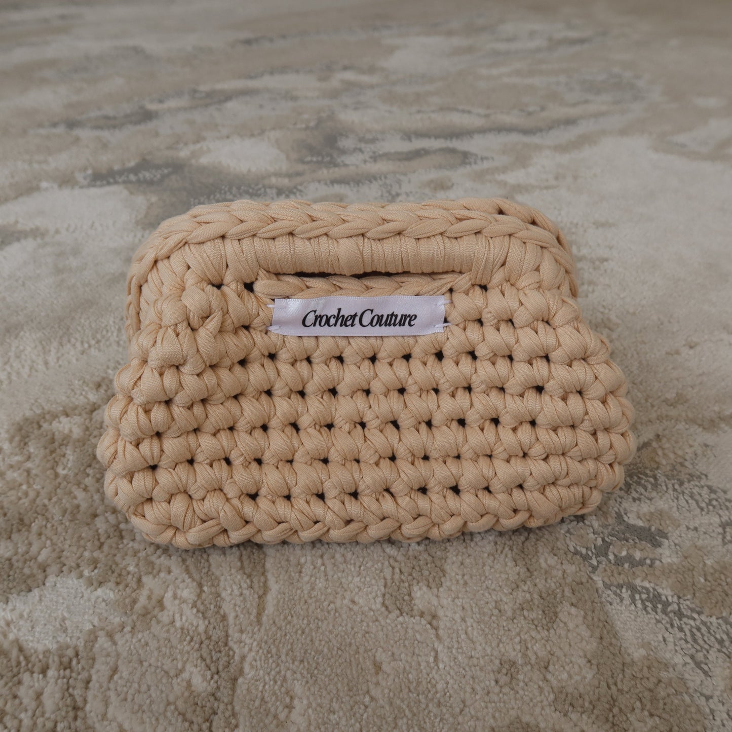 Beige Mini Clutch