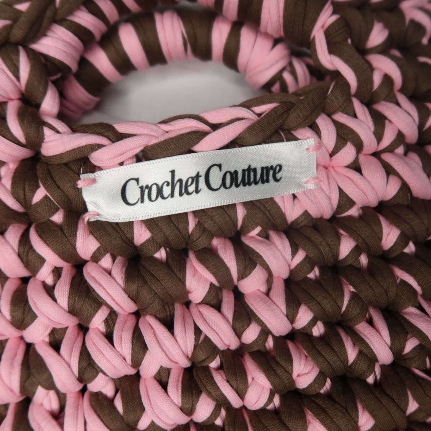 Chocolate & Pink Mini Shopper